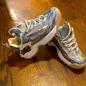 Fila Disruptor II IRI Holographic Sneakers